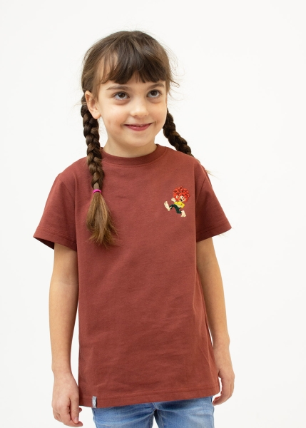 T-Shirt "Grantig by nature" - dunkelrot, v2 (Kinder)
