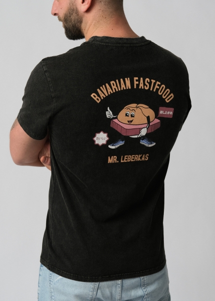 T-Shirt "Bavarian Fastfood" - schwarz