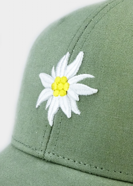 "Edelweiß Leinen" - lindgrün (Curved)