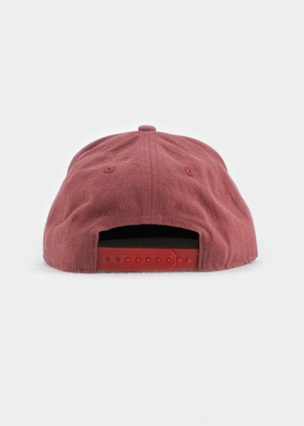 "Edelweiß Leinen" - karminrot (Snapback)