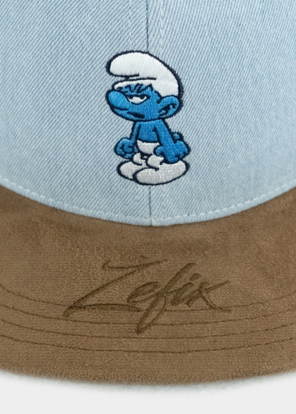 Cap "Muffi, Zefix" - hellblau (Snapback)