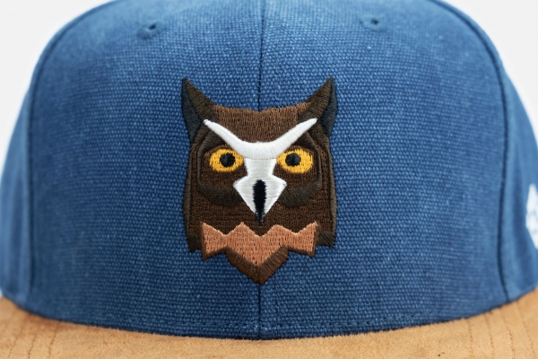 "Waldeule" - dunkelblau (Snapback)