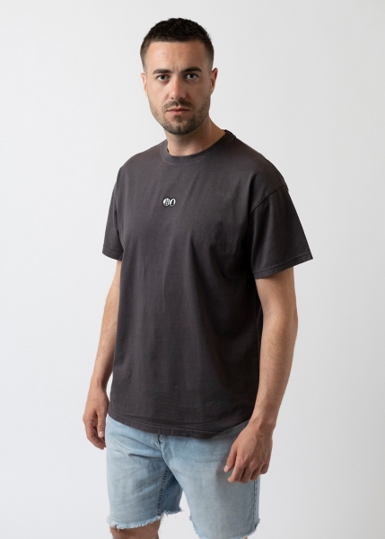 Retro-Shirt "Paulaner" - schwarzgrau