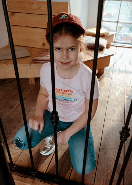 T-Shirt "Pippilotta Viktualia" - pink