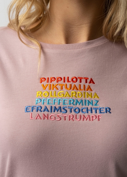 T-Shirt "Pippilotta Viktualia" - rosé