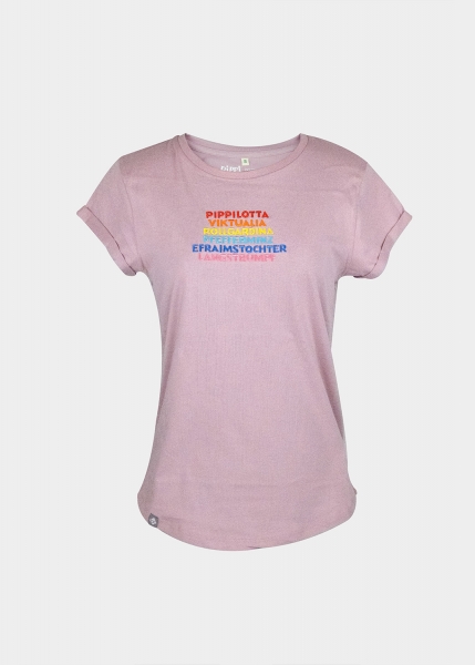 T-Shirt "Pippilotta Viktualia" - rosé