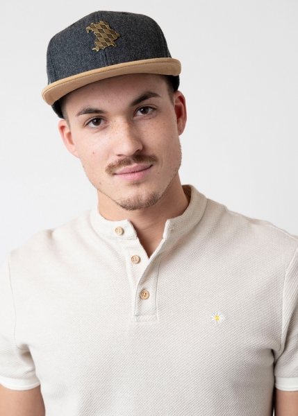 Poloshirt "Edelweiß Feinstrick" - beige