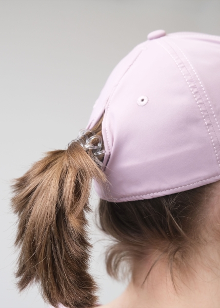 Cap "Edelweiß Ponytail" - wildrose