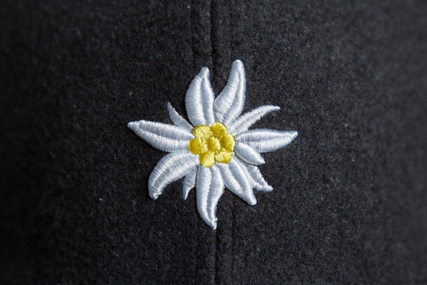 "Edelweiß" - dunkelgrau (Kindergröße)