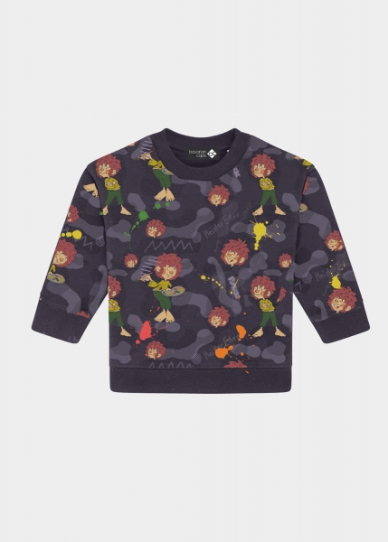Sweater "Pumuckl Malt" - dunkelblau, Kinder