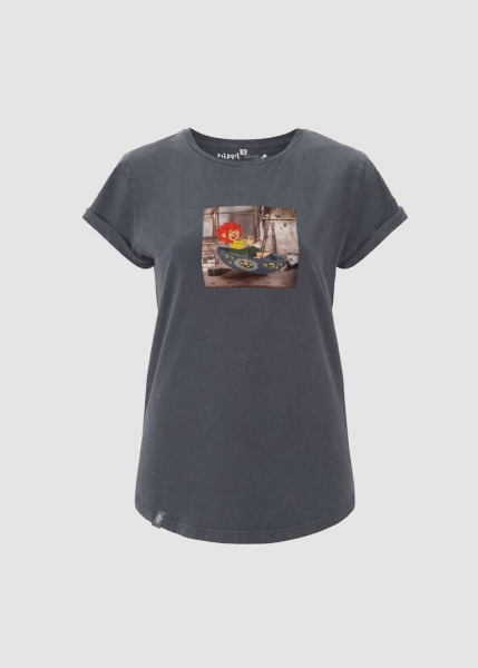 T-Shirt "Pumuckl schaukelt" - grafit