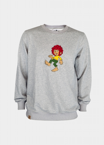 Sweater "Pumuckl" - hellgrau