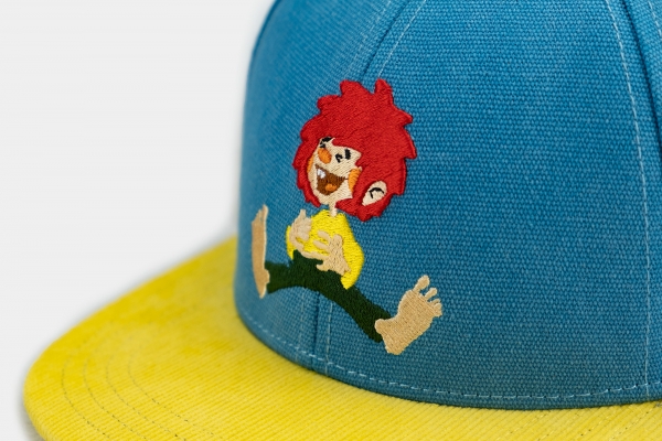 "Pumuckl Wintertraum" - blau (Kindergröße)