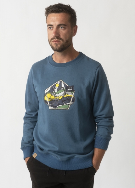 Sweater "Expresslieferdienst" - petrol