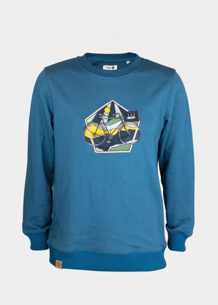 Sweater "Expresslieferdienst" - petrol