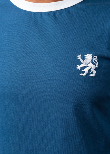Retro-Shirt "1860: Löwenstick" - dunkelblau