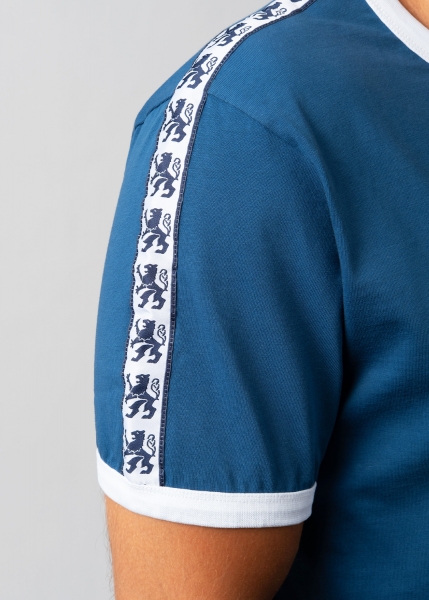 Retro-Shirt "1860: Löwenstick" - dunkelblau