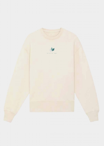 Sweater "Schneeblume" - naturbeige
