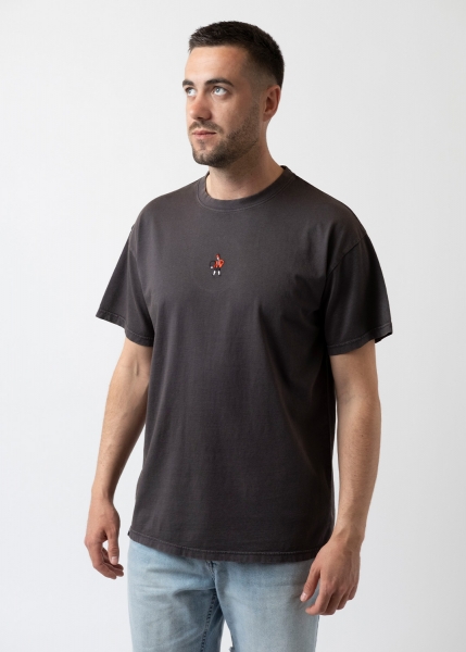 Retro-Shirt "Schäfflerbräu" - schwarzgrau