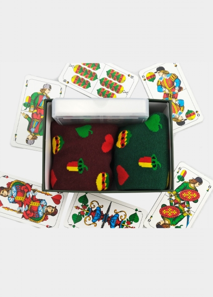 Socks box "Schafkopf"