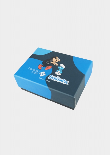 2er Socksbox "Schlümpfe"