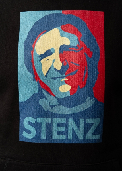 Hoodie "Stenz", schwarz