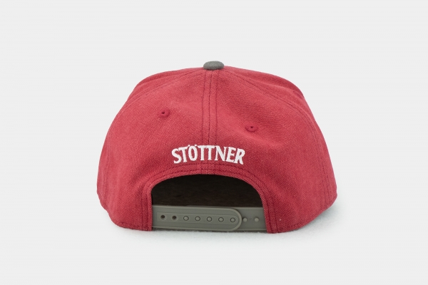 "Stöttner" - rot/grau (Snapback)