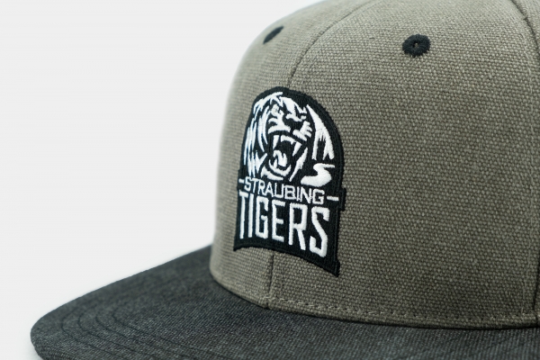 "Straubing Tigers" - dunkelgrau (Snapback)