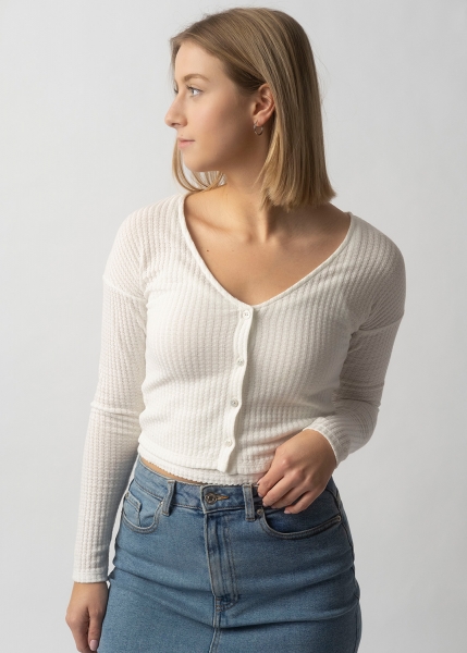 Strickjackerl "Kathi" - white