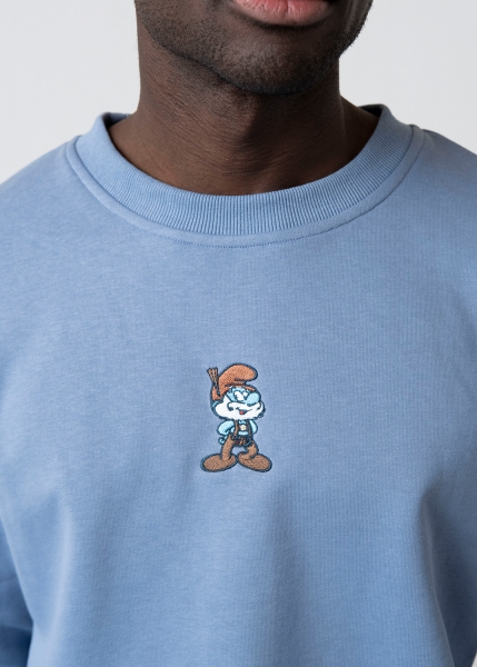 Sweater "Volksfestgaudi" - blaugrau
