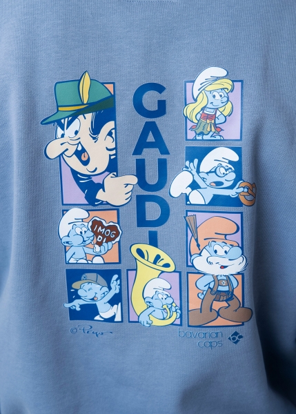 Sweater "Volksfestgaudi" - blaugrau