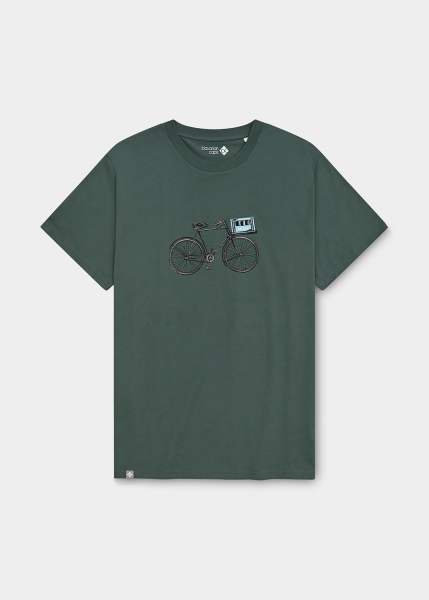 T-Shirt "Expresslieferdienst" - dunkelgrün