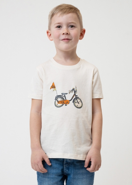 T-Shirt "Kracherlexpress" - naturcreme (Kinder)