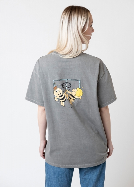 T-Shirt "Majas Maibaumfest" - grau, unisex