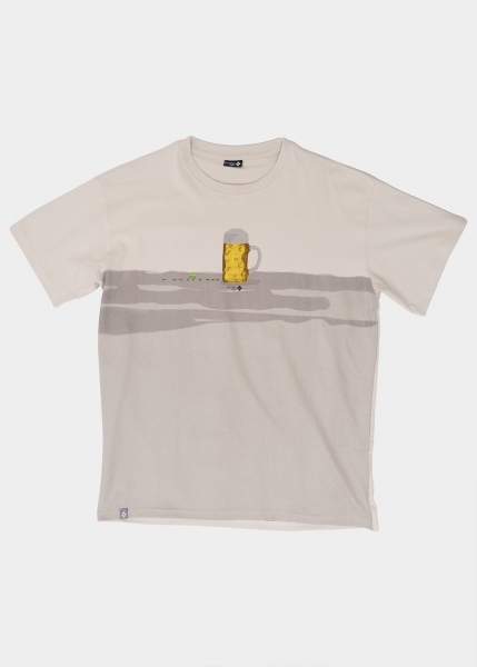 T-Shirt "Pilgerreise" - hellbeige