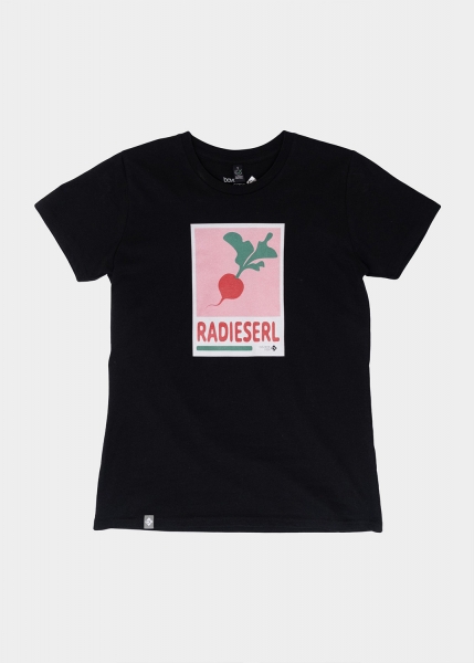 T-Shirt "Radieserl" - schwarz