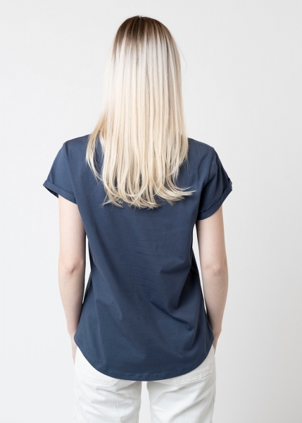T-Shirt "Schlumpfine Monroe" - dunkelblau