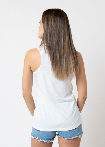Tanktop "Schlumpfine" - weiß