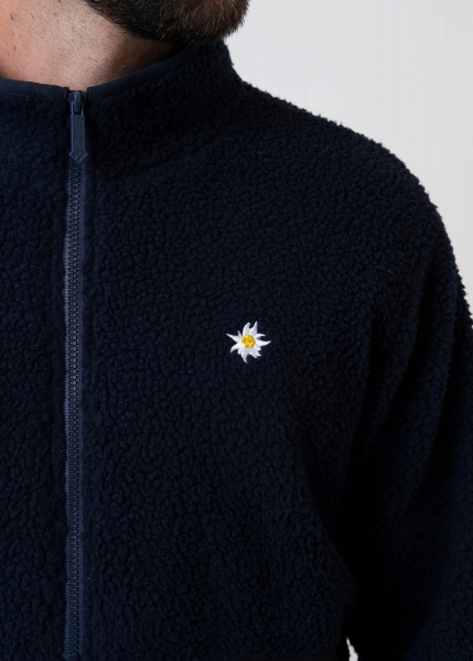 Teddy-Troyer "Edelweiß" unisex, dunkelblau