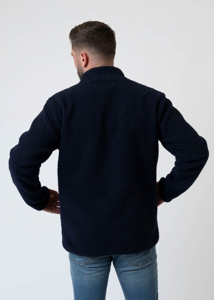 Teddy-Troyer "Edelweiß" unisex, dunkelblau
