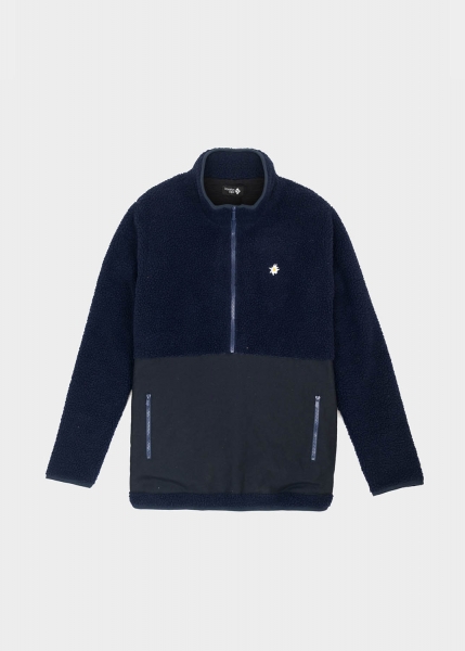 Teddy-Troyer "Edelweiß" unisex, dunkelblau