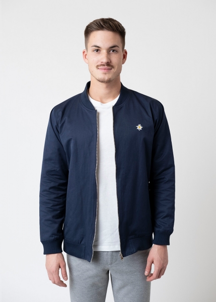 Blouson "Hopfenernte", dunkelblau (Wendejacke)
