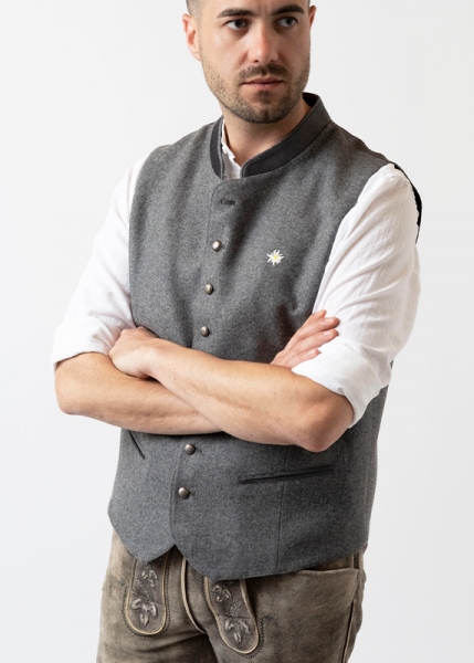Weste "Karl Otto" - dark grey