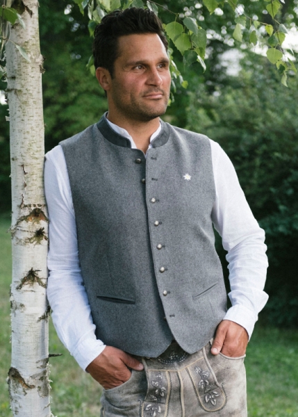 Weste "Karl Otto" - dark grey