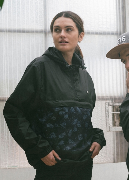 Windbreaker "Hopfenernte" - schwarz, unisex