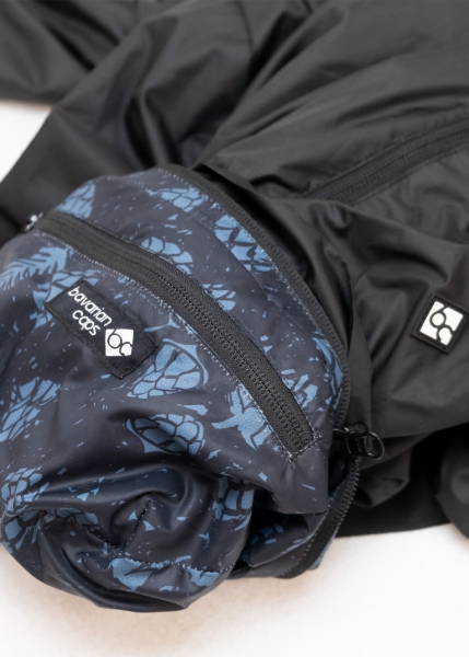 Windbreaker "Hopfenernte" - schwarz, unisex